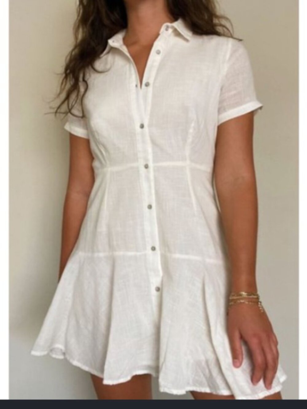 Urban Outfitters Noyack Mini Shirt Dress Small